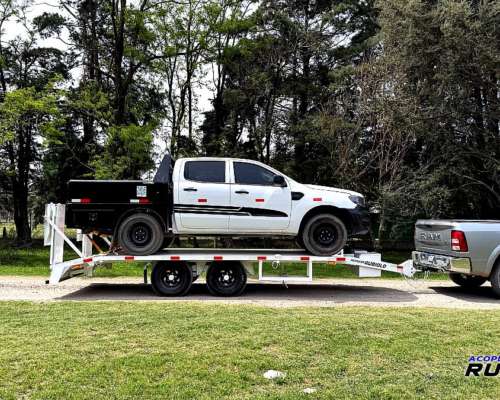 Tráiler Balancin Homologado Ruedas Abajo para 3 TN.