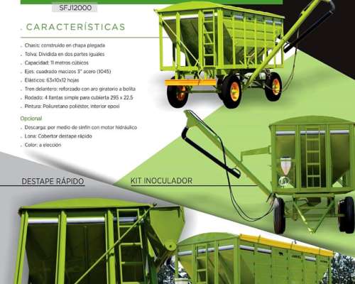 Tolva Semillas y Fertilizantes Juarez, Mod 16000