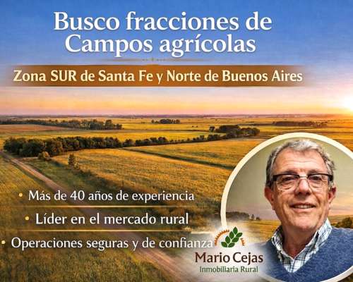 Busco Campos Agrícolas para la Venta