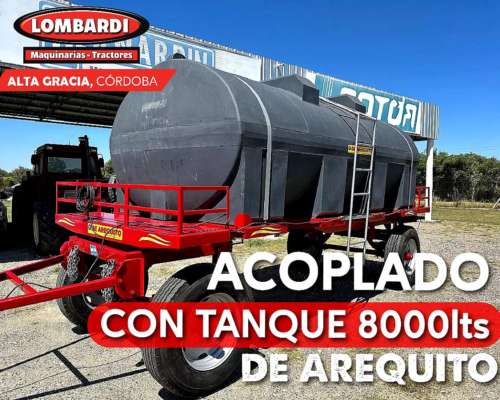 Acoplado con Tanque Plástico - 8.000lts - de Arequito