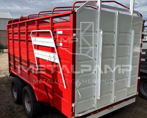 Carro Vaquero Cigueña. Jaula Mixta