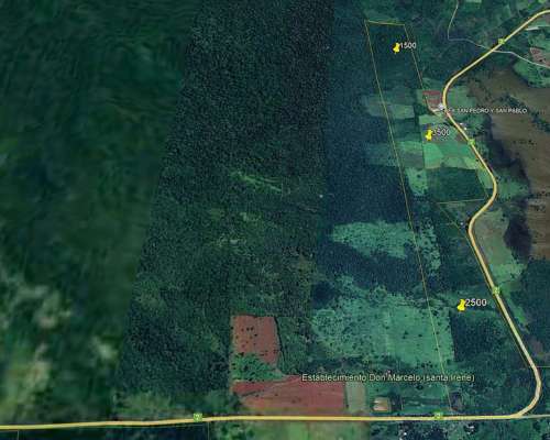 Se Vende Chacra de 82 Ha San Javier Misiones