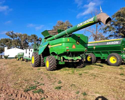 John Deere S690 DD 645fd, Piloto. M 8000 HS. R 5500 Hs