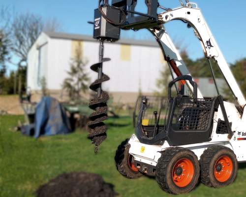 Hoyadora Hidráulica LF Adapt. a Palas, Gruas, Minicargadoras