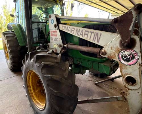 John Deere 6615 2007 + Pala Omar Martin OM500