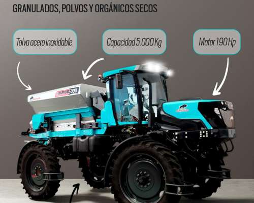 Fertilizadora Autopropulsada Draptor 5000 Litros