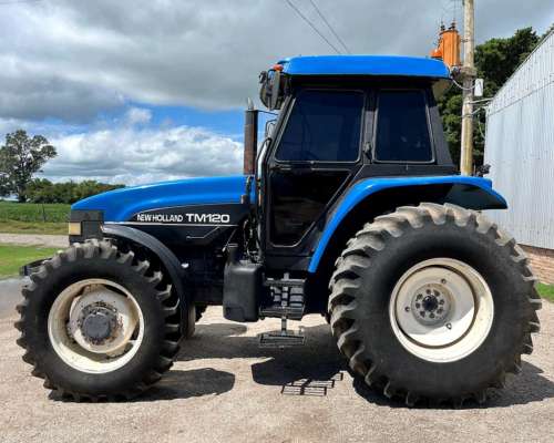Tractor New Holland Tm120, 10800 HS, Caja 16x16, Cabina A.a.