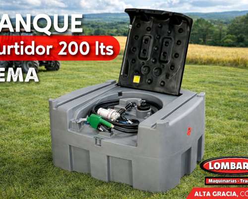 Tanque Combustible con Surtidor para 200lts
