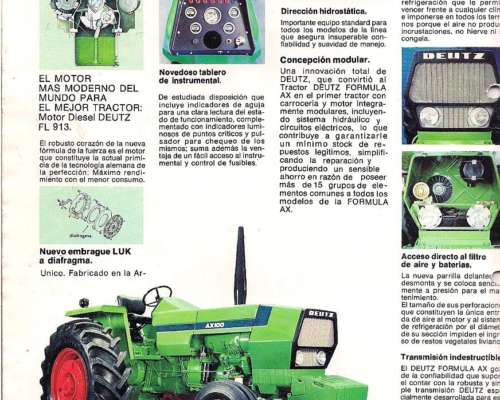 Deutz AX100 Traccion Simple