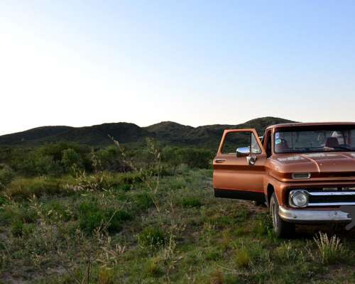 Campo al PIE del Cerro. a 30 km de la Toma