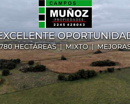 Campo Gral Piran 780ha Mixto -mejoras