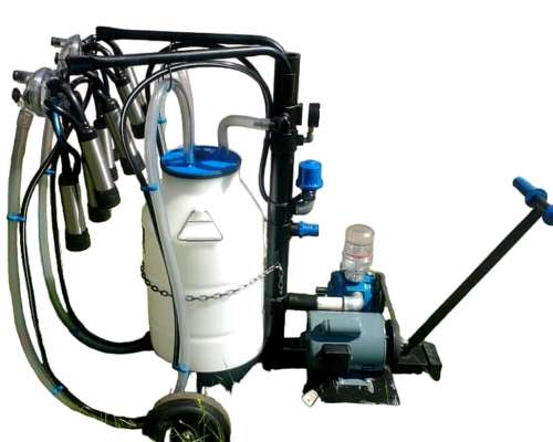 Maquina de Ordeño Portatil de UNA y Dos Bajadas