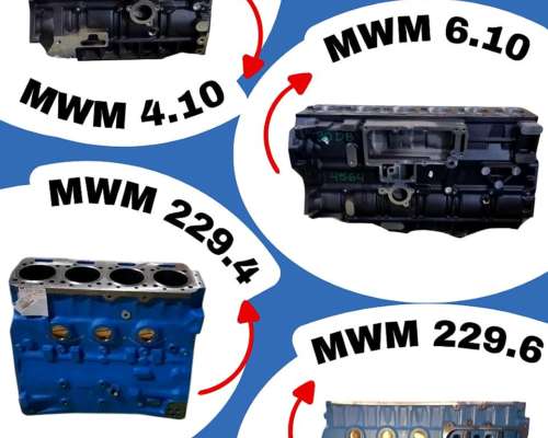 Motor Semiarmados MWM 4.10-4.12-6.10-6.12-229 4-229 6