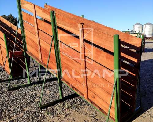 Cargador para Hacienda Fijo de Caño Petrolero y Madera