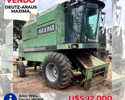 Cosechadora Deutz-araus Máxima .