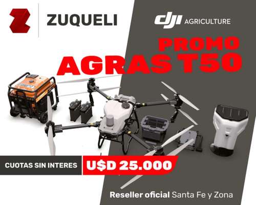 Promo Agosto Drone DJI Agras T50 + Curso Piloto