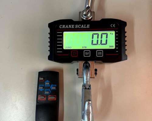 Balanza de Gancho Digital. Capacidad de 2000kg.