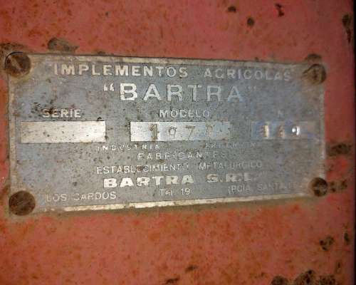 Moledora de Maiz y Fardos Bartra