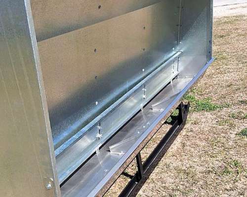 Comedero Autoconsumo CC-24 con Bandejas de Acero Inoxidable