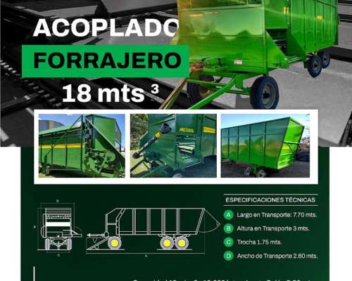 Carro Forrajero 18mt3 Metabel