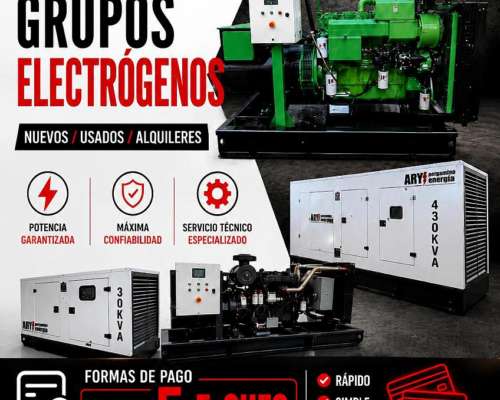 Grupos Electrogenos Todas las Potencias