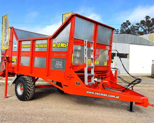 Desparramador de Estiércol Solido Multifunción M-12M3 Secman