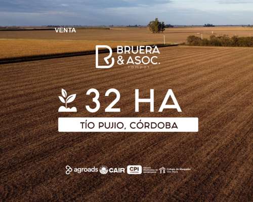 Campo 32 Hectáreas - TÍO Pujio, Córdoba
