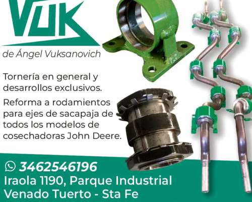 Reforma a Rodamients P Cigueñales de Cosechadoras John Deere