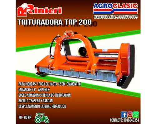 Trituradora Desmalezadora Rinieri TRP 200
