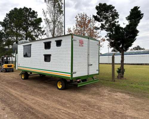 Casilla Rural PPG 6.50 X 2.60 para 4 P. con Taller Trasero
