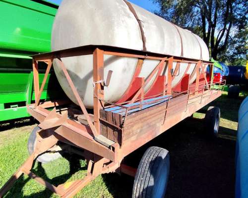Acoplado Tanque 5.000 Lts - Portabidones - Buen Estado