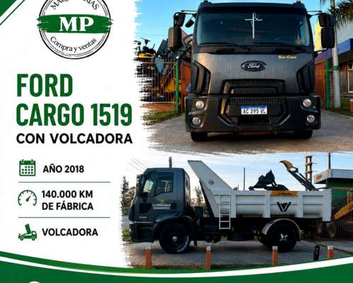 Ford Cargo 1519,con Volcadora
