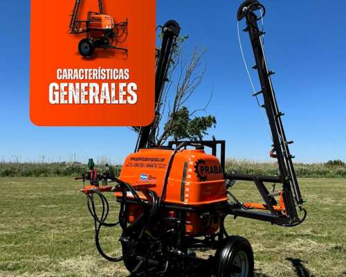 Pulverizadora de Arrastre y 3 Puntos Praba Andariego 600 Lts