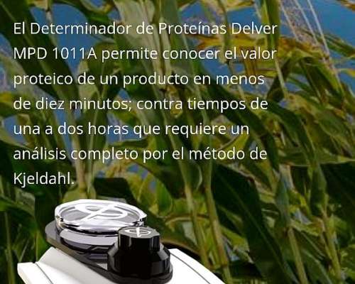 Determinador de Proteinas Delver. Usado