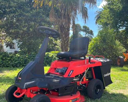 Tractor Corta Cesped Castel Garden 6 HP con Bolsa Recolector