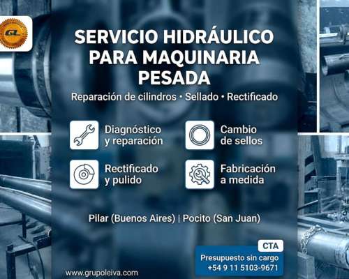 Reparación y Fabricación de Cilindros Hidráulicos - Sellos