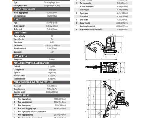 Excavadora Shantui SE36 Motor Yanmar