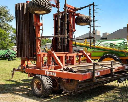 Rolo Triturador Fontana con Alas y Peine 7.5 Metros de Labor