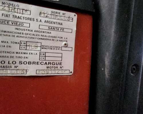 Fiat 121r DT 120hp con Pala Frontal