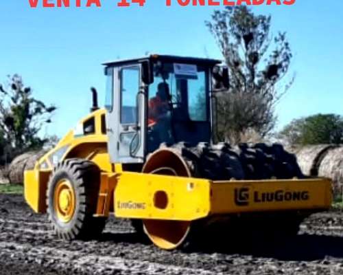 Compactador 14 Toneladas Liugong 614 Pata de Cabra 2016
