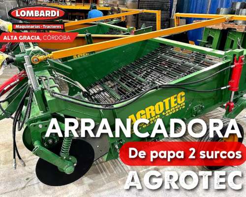 Peludo Arrancadora de Papa Agrotec 2 Surcos. Disponible