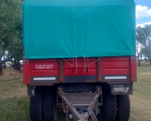 Acoplado Ombú 3 Ejes Baranda Volcable 9,30 Mts, Modelo 2012