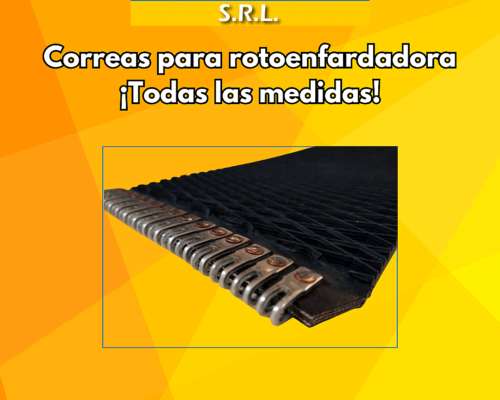 Correas para Rotoenfardadoras Envíos a Todo el País