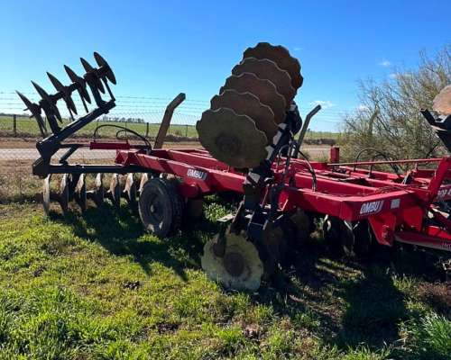 Rastra Discos Ombu ROP 4900, año 2021, 56 Platos, Hidraulica