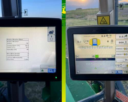 Pulverizadora John Deere 4730.