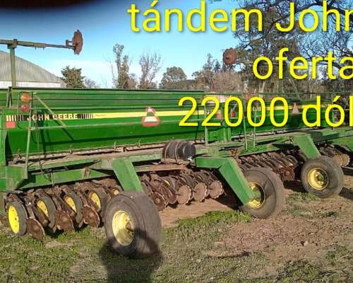 Sembradora John Deere 750 en Tándem