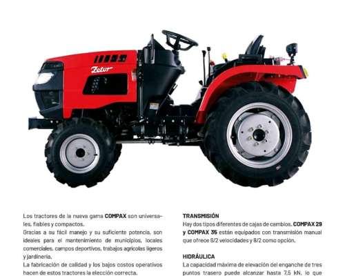 Zetor 2190 4 WD Motor 4 Cilindros 90 HP D.T -T. F