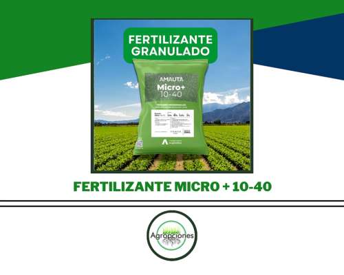 Fertilizante Microgranulado Amauta Micro + 10-40