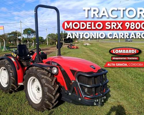 Tractor Antonio Carraro SRX 9800 Equipo Nuevo