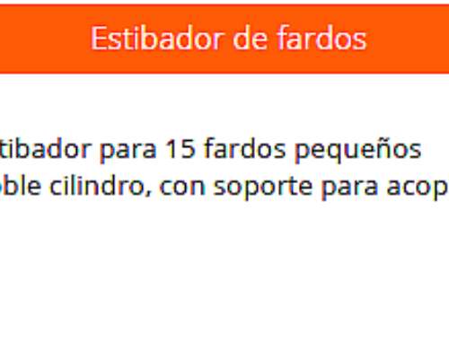 Estibador de Fardos (EF 15) Agromec